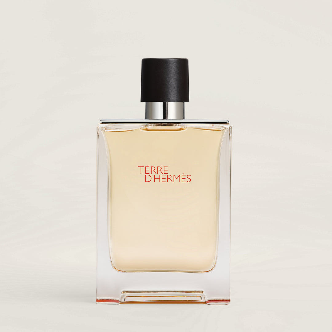 terre d'hermes eau de toilette perfume bottle beauty and cosmetics 100ml front